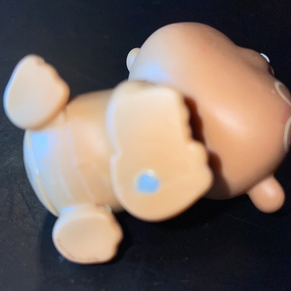 Littlest Pet Shop LPS Brown Hamster Purple Flowered-Eyed 2007, VERY RARE - Picture 7 of 7